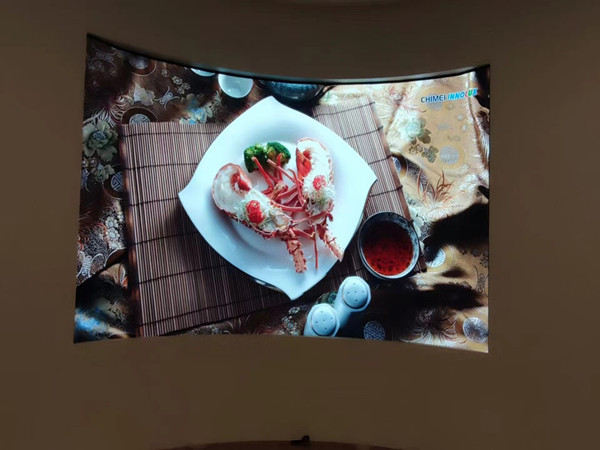 永胜室内P2.5弧形LED屏