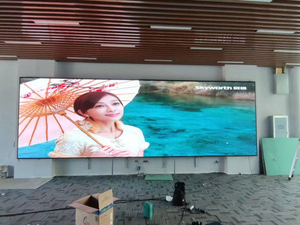 永胜P1.53led小间距屏安装案例